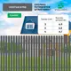 Штакетник Steelcraft Classic 123x1800мм двухсторонний серо-коричневый RAL 8019 25шт