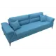 Диван раскладной Лига диванов 260x96x97 см рогожка цвет амур 10 голубой