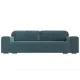 Диван раскладной Лига диванов 260x93x108 см велюр цвет бирюзовый