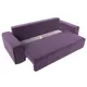 Диван раскладной Лига диванов 260x93x108 см вельвет цвет сиреневый
