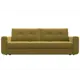 Диван раскладной Лига диванов 240x93x105 см вельвет цвет желтый