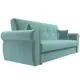 Диван раскладной Лига диванов 222x90x83 см велюр цвет бирюзовый