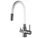 Смеситель для кухни Maxonor pure life PL4461-9/8 поворотный излив 192 см цвет белый, белый матовый