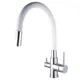 Смеситель для кухни Maxonor pure life PL4461-1/8 поворотный излив 192 см цвет белый, белый матовый