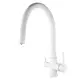 Смеситель для кухни Maxonor pure life PL4461-8 поворотный излив 192 см цвет белый, белый матовый