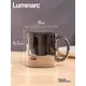 Кружка 380 мл Luminarc Набор кружек нордик сияющий графит 4шт 380мл P9322-4ECOM стекло цвет черный 4 шт