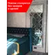 Панно 70.8х212.4 см из зеркальной плитки 25х25 см с фацетом 10 мм