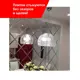 Панно из зеркальной плитки 25x25 см с фацетом 10 мм (размер панно 141.6x177 см)