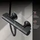 Смеситель для душа термостатический AM.PM Brava SBR400BL цвет черный матовый