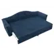 Диван раскладной Лига диванов 250x97x103 см велюр цвет brut 11 синий