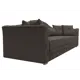 Диван раскладной Лига диванов 250x97x103 см рогожка цвет амур 05 коричневый