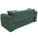 Диван раскладной Лига диванов 176x75x89 см рогожка цвет амур 11 зеленый