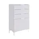 Комод Mebelson 08-205880 3 ящика 60.2х35.5х96.2 см лдсп цвет белое дерево/белый