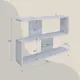 Настенная полка Velardy Fully Room 80x17 см ЛДСП цвет белый матовый