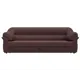 Диван раскладной Лига диванов 230x94x93 см замша цвет joly 09 бордовый