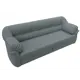 Диван раскладной Лига диванов 230x94x93 см рогожка цвет амур 07 серый