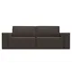 Диван раскладной Лига диванов 245x97x116 см рогожка цвет амур 05 коричневый