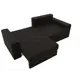 Диван раскладной Лига диванов 250x96x106 см велюр цвет brut 17 коричневый