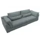 Диван раскладной Лига диванов 272x90x116 см рогожка цвет амур 07 серый