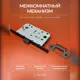 Межкомнатный механизм под фиксатор Vettore WC 410 B-S Kevlar MBP для межкомнатных дверей с кевларовым язычком черный матовый