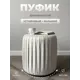 Пуф велюр Элика мебель Нота 000599, 44x41 см, белый