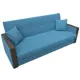 Диван раскладной Лига диванов 210x87x80 см рогожка цвет амур 10 голубой