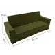 Диван раскладной Лига диванов 214x90x81 см вельвет цвет зеленый