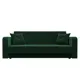 Диван раскладной Лига диванов 211x82x86 см велюр цвет зеленый