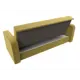 Диван раскладной Лига диванов 211x82x86 см вельвет цвет желтый