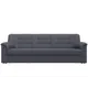 Диван раскладной Лига диванов 236x90x88 см эко-кожа цвет grifon 15 серый