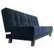 Диван раскладной Лига диванов 188x92x85 см велюр цвет tower 13 синий
