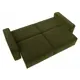 Диван раскладной Лига диванов 252x88x116 см вельвет цвет зеленый