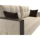 Диван раскладной Лига диванов 220x90x80 см вельвет цвет бежевый\коричневый