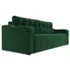 Диван раскладной Лига диванов 233x91x99 см велюр цвет зеленый