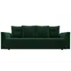 Диван раскладной Лига диванов 228x83x79 см велюр цвет зеленый