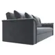 Диван раскладной Лига диванов 228x83x79 см велюр цвет серый