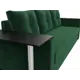 Диван раскладной Лига диванов 112473_спб 230x90x80 см велюр цвет зеленый
