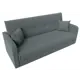 Диван раскладной Лига диванов 201x89x82 см рогожка цвет амур 07 серый