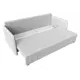 Диван раскладной Лига диванов 202x90x80 см эко-кожа цвет белый