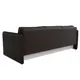 Диван раскладной Лига диванов 202x90x80 см эко-кожа цвет коричневый