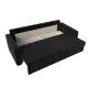 Диван раскладной Лига диванов 213x90x80 см велюр цвет черный