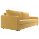 Диван раскладной Лига диванов 213x90x80 см вельвет цвет желтый