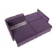 Диван раскладной Лига диванов 220x100x120 см вельвет цвет сиреневый