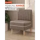Кресло Monofix Кресло Амма 58x82x61 см велюр цвет светло-коричневый