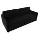 Диван раскладной Лига диванов 220x100x120 см вельвет цвет черный