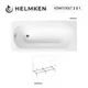 Ванна акриловая Helmken Tressa 16V445M070 150 x 75 комплект 2 в 1 цвет белый