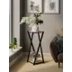 Подставка напольная для цветов Make Mebel Твист-2 33.5x33.5x82 см металл коричневый/черный
