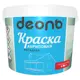 Фасадная краска Деоль белоснежная матовая 9 л