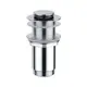Раковина накладная для ванной Wellsee Coax 20213996R с донным клапаном и сифоном круг 30x30 см цвет Серый/серебристый