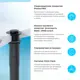 Раковина накладная для ванной Wellsee FreeDom 2.0 20214408R с донным клапаном квадрат 30x30 см цвет черный